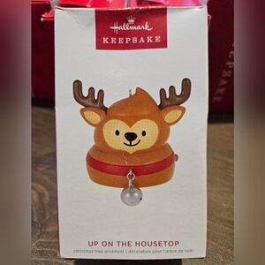 Hallmark Keepsake Ornament Up On The Housetop Brand New